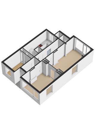 Floorplan - Wilhelminaweg 12, 3441 XC Woerden